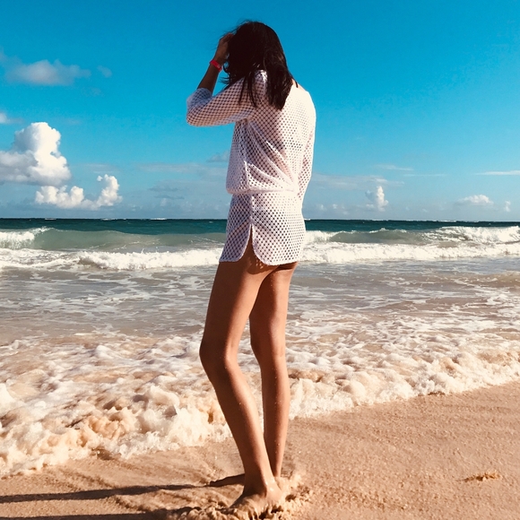 LA VIE EN ROSE AQUA COVER UPS - Picture 4 of 4